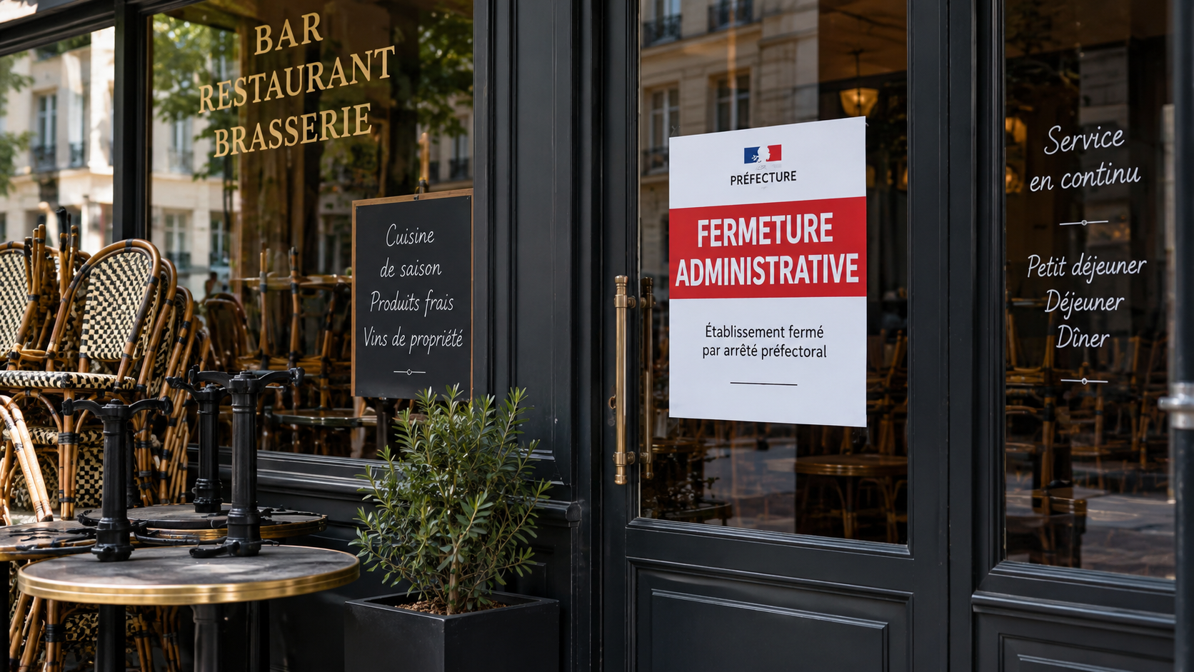 pourquoi le fermeture administrative ?